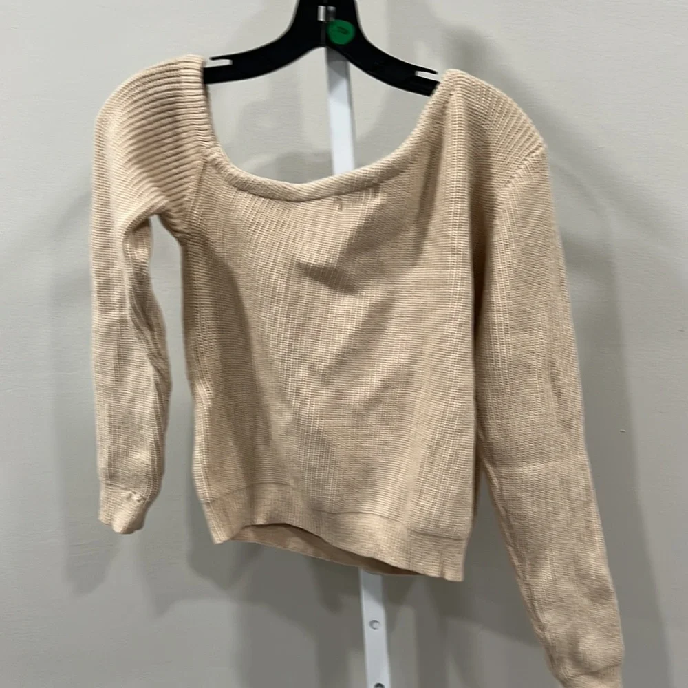 superdown Ravie One Shoulder Sweater in Nude - Picture 4 of 4